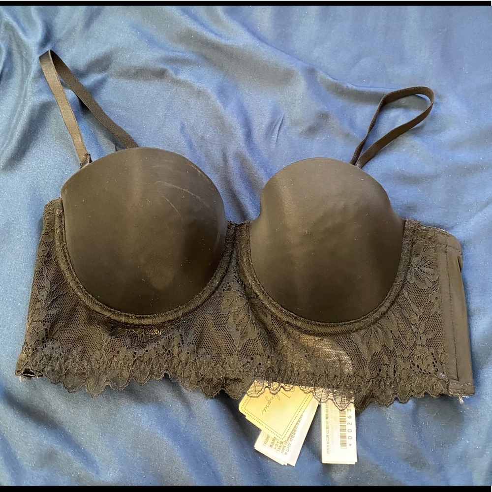 Forever 21 Black Bustier Bra